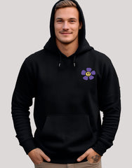 Black Hoodie Flower